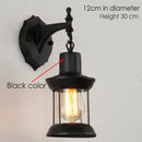 Axyaa Industrial Glass Wall Lamp for Bar Cafe Bedroom Aisle Corridor Stairway