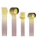 Axyaa Mint Green Stainless Steel Cutlery Set - 16pcs for Kitchen Tableware