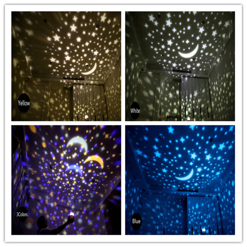 Axyaa Starry Sky Universe Projector Night Light - Kids' Magical LED Lamp