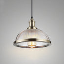 Axyaa Glass Shade Pendant Light: Vintage Loft Design, LED Bulb, Ideal for Dining Room & Office