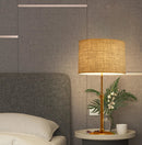 Axyaa Gold Brass Desk Lamp - Nordic Design LED Table Light for Bedroom