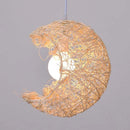 Axyaa Modern LED Moon Pendant Light for Kids Bedroom Christmas Decor
