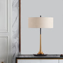 Axyaa Nordic Gold Table Lamp | Modern Light for Bedroom & Study
