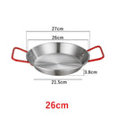Axyaa Stainless Steel Cookware Set with Double Handles & Storage Tray