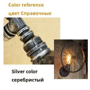 Retro Loft Wheel Wall Lamp by Axyaa - Creative Personality Light for Restaurant, Bar, Bedroom