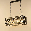 Axyaa Vintage Iron Loft Chandelier for Living Dining Room, Bar, Cafe Restaurant.