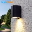 Axyaa Waterproof Outdoor LED Wall Lamp for Garden and Porch Lighting