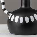 Axyaa Ceramic Wave Point Vase Home Decor Ornament