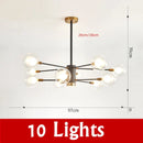 Nordic Glass Ball Chandelier Light by Axyaa - Modern Spotlight Pendant Lamp