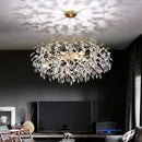 Axyaa Luxury Crystal Chandelier for Home Décor & Lighting