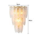 Light Luxury Feather Wall Lamp by Axyaa for Bedroom Living Room Designer Villa Dining Hall Entry Lighting