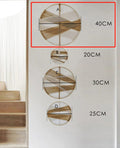 Axyaa Wooden Round Macrame Wall Hanging Tapestry - Nordic Style Room Decor