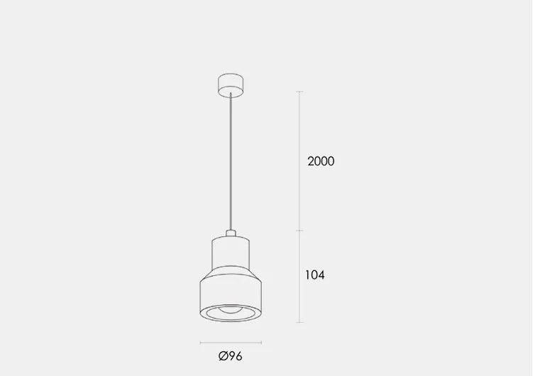 Axyaa Nordic LED Pendant Lamp for Bedroom Living Dinning Room