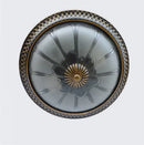 Axyaa Vintage Round LED Ceiling Light for Bedroom, Kitchen, and Balcony