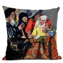 Art Oil Painting Pearl Girl Cushion Cover 45*45cm Axyaa Home Decor Art Accessories
