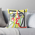 Picasso Abstract Art Decorative Cushion Cover by Axyaa
