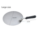 Axyaa Stainless Steel Foldable Pizza Plate with Non-Stick Spatula Handle