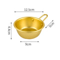 Axyaa Korean Rice Wine Bowl Dipping Sauce Aluminum Container Ramen Noodle Seasoning Bowl
