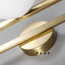 Axyaa LED Wall Light Fixture Glass Metal Modern Home Decor Sconces Hallway