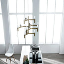 Axyaa Luxury Villa Chandelier Gold Silver Pendant Lighting