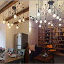 Axyaa Vintage Industrial Spider Chandelier Pendant Light Ceiling Lamp