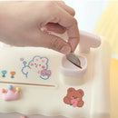 Axyaa Cute Piggy Bank: Big Size Money Box with 3D Sticker - Ideal Savings Gift for Kids & Adults