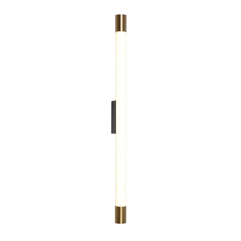 Axyaa Black Gold Long Wall Lamp LED Bathroom Lighting Fixtures