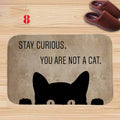 Axyaa Charming Cats Memory Foam Bath Mat - Anti-slip Coral Personalized Doormat