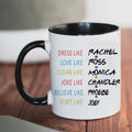 Axyaa Friends TV Show Black Ceramic Coffee Mug 11oz