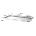 Axyaa Stainless Steel Bakeware Set Kitchen Utensils Storage Tray Cooling Rack