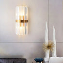 Axyaa Crystal Wall Lamp: Modern Light Luxury for Living Room, Bedroom, Corridor