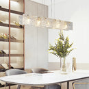 Axya Modern Glass Chandelier for Light Luxury Restaurant, Bar, and Home
