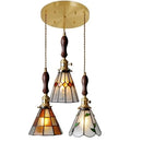 Axyaa Glass Copper Pendant Light LED Hanglamp Nordic Modern Hanging Light