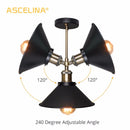 Axyaa Vintage Wall Lamp: American Antique Lighting Fixture for Living Room & Bedroom
