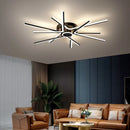 Axyaa Modern Gold & Black LED Ceiling Chandelier for Home & Restaurant