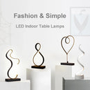 Axyaa Modern 15W LED Table Lamp with Remote Control - Nordic Desk Light for Bedroom and Study