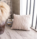 Axyaa Knit Cushion Cover 45x45cm Nordic Style Home Decor Brown Grey Ivory