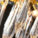 Axyaa Luxury Crystal Chandelier for Home Decor and Lighting