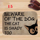 Axyaa Charming Cats Memory Foam Bath Mat - Anti-slip Coral Personalized Doormat