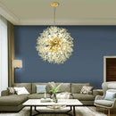 Axyaa Dandelion Chandelier: Nordic Minimalist LED Indoor Lighting for Living Room, Bedroom & Dining
