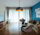 Axyaa Loft Vintage Pendant Lamp Metal Black White Industrial Retro Lighting