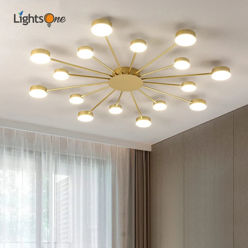 Axya Luxury Nordic Ceiling Light for Living Room and Bedroom