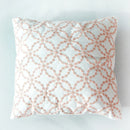 Axyaa Cotton Embroidered Pillow Cover 45x45cm Yellow Blue Pink Red Square