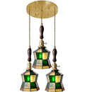 Axyaa Glass Copper Pendant Light LED Hanglamp Nordic Modern Hanging Light