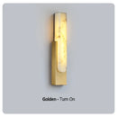 Axyaa Golden Luxury LED Marble Wall Lamp for Home Decor & Hotel Sconce