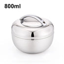Axyaa Double Wall Vacuum Thermal Lunch Box: Stainless Steel, Insulated, Bento Container