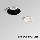 Axyaa Round LED Downlight Frame for 55/75mm Cut Hole Ceiling Spotlights