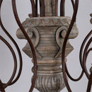 Axyaa Rustic Iron Pendant Chandelier - Vintage Industrial Ceiling Lighting Fixtures