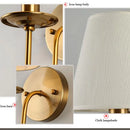 Axyaa Fabric E14 Wall Lamp: Modern European Style for Bedroom, Living Room, Study, Office