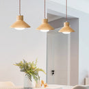 Axyaa Modern Wood Pendant Lights for Kitchen Living Room Bedroom